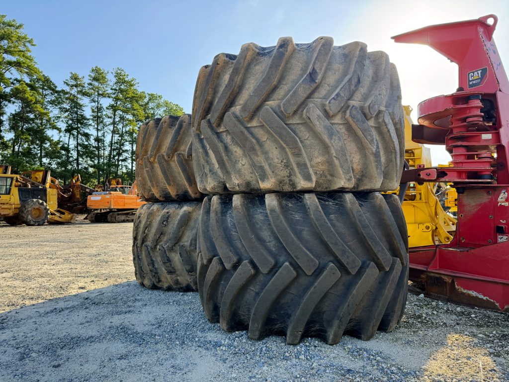 Save on quality used 73x44.00-32 forestry tires. Thoroughly inspected, durable tires for skidders and heavy logging equipment.