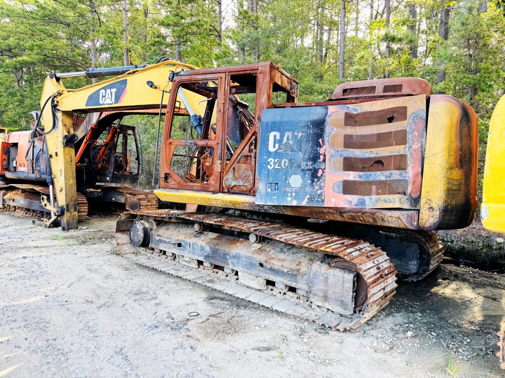 Used Cat 320F excavator parts for sale