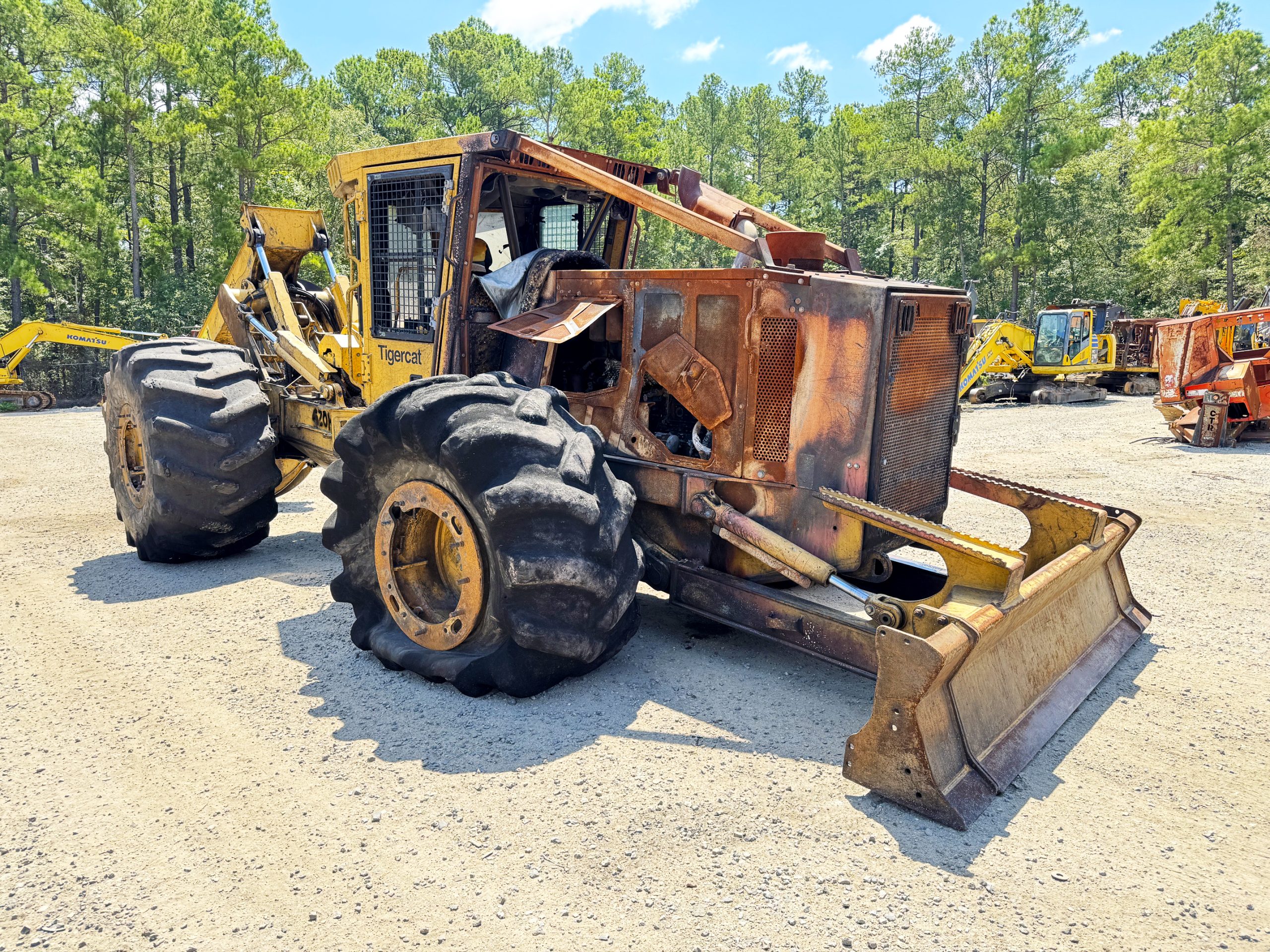 Tigercat 620H used skidder parts for sale North Carolina