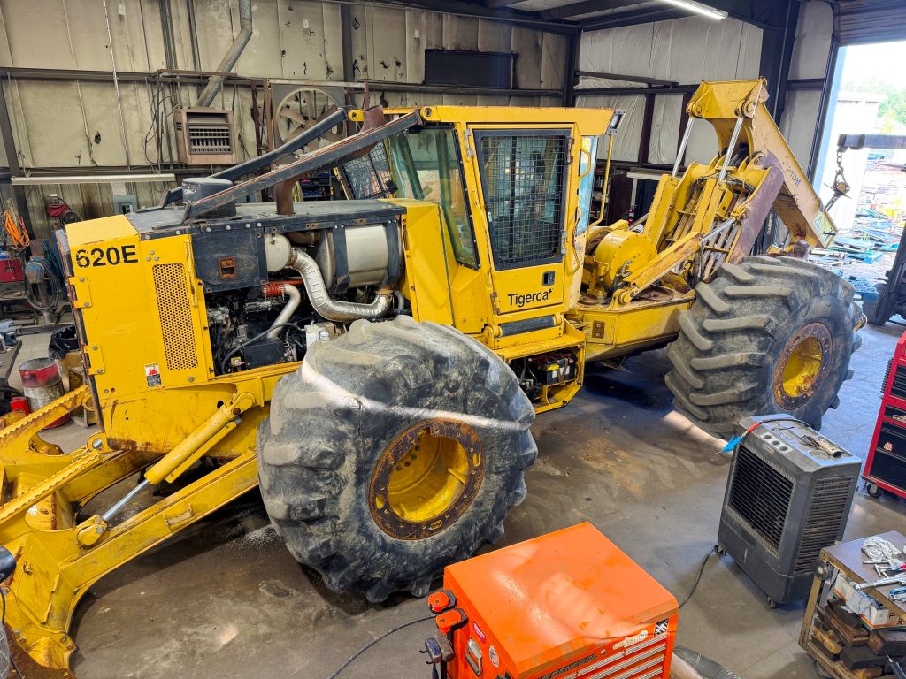 Used Tigercat 620E dual arch skidder for sale South Carolina